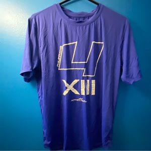 Active Faith Medium blue workout shirt